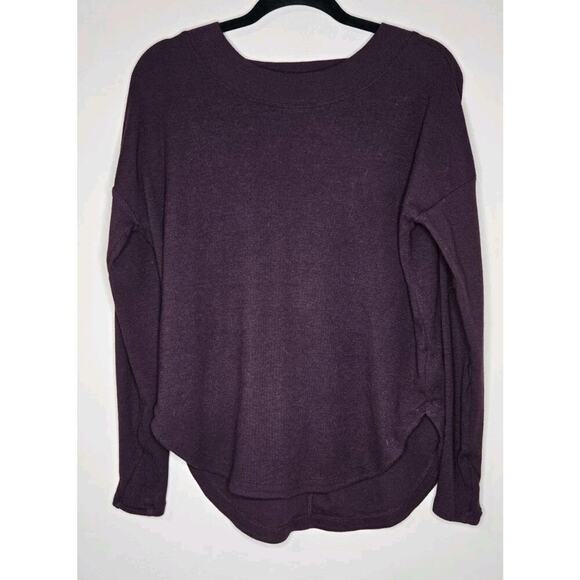 Athleta Sweaters - Athleta Womens Long Sleeve Sweater Blouse Top Plum Purple Size Small Petite